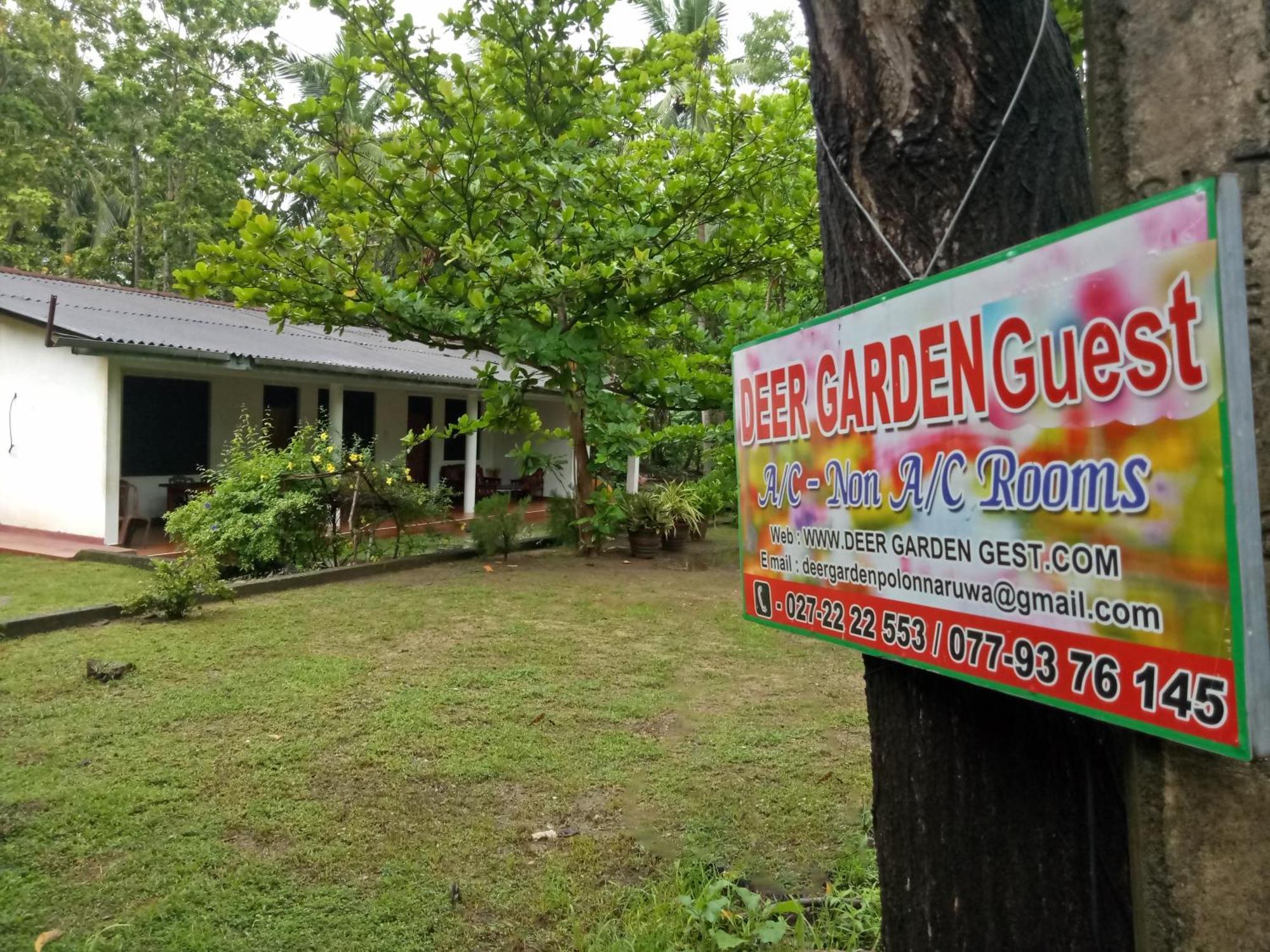 Deer Garden Guest Hotel Polonnaruwa Exterior foto